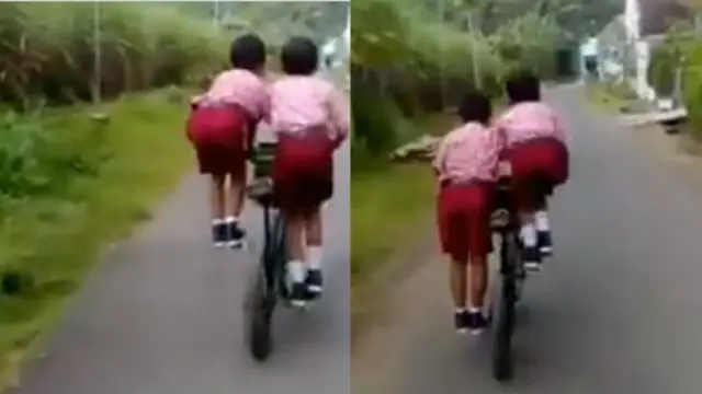 6 Aksi Nyeleneh Bocah Naik Sepeda Ini Bikin Orang Tua Elus Dada