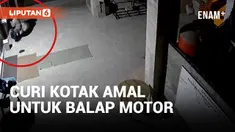 Butuh Duit Untuk Balap Motor, Seorang Pemuda Nekat Curi Kotak Amal