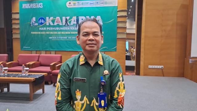 Sekretaris Dinas Perhubungan Kota Bandung Asep Kurnia