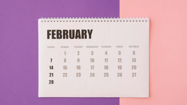 Ilustrasi bulan Februari