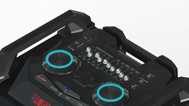 Polytron Portable Speaker Top Panel Control