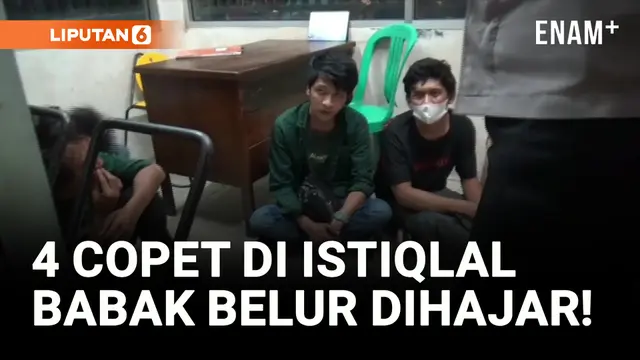 VIDEO: Nyamar Jadi Tukang Parkir, 4 Orang Sukses Lakukan Aksi Pencopetan di Masjid Istiqlal
