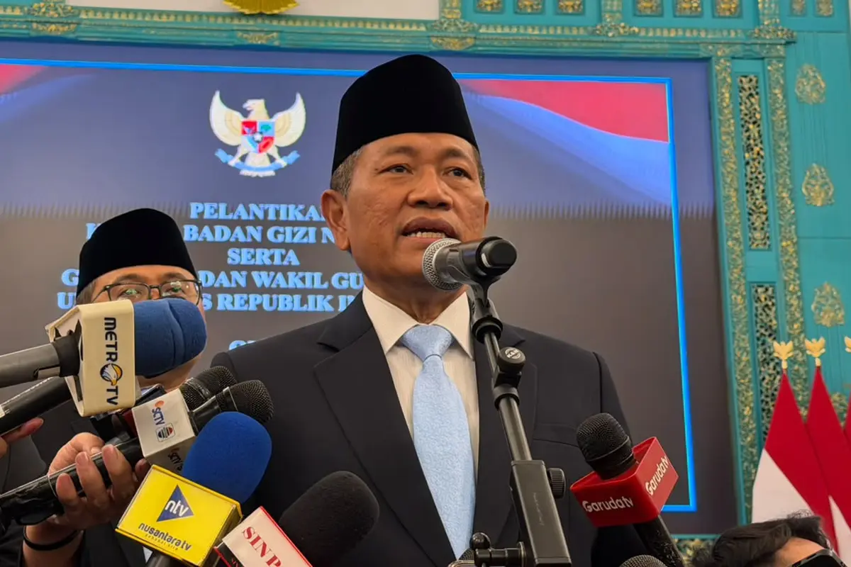 Donny Ermawan usai dilantik menjadi Gubernur URI di Istana Negara, Jakarta, Rabu (22/7/2026). (Liputan6.com/Lizsa Egeham).