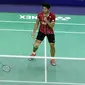 Ganda campuran Indonesia Praveen Jordan/Debby Susanto menghadapi unggulan ketiga asal Tiongkok, Xu Chen/Ma Jin, di perempat final Prancis Terbuka Super Series 2015. (Liputan6.com/Humas PP PBSI)