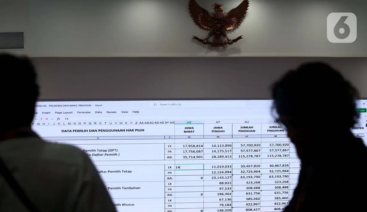 Artinya, dalam konteks Pemilu 2024, KPU harus sudah menyelesaikan rekapitulasi penghitungan suara tingkat nasional paling lambat pada 20 Maret 2024. (Liputan6.com/Angga Yuniar)