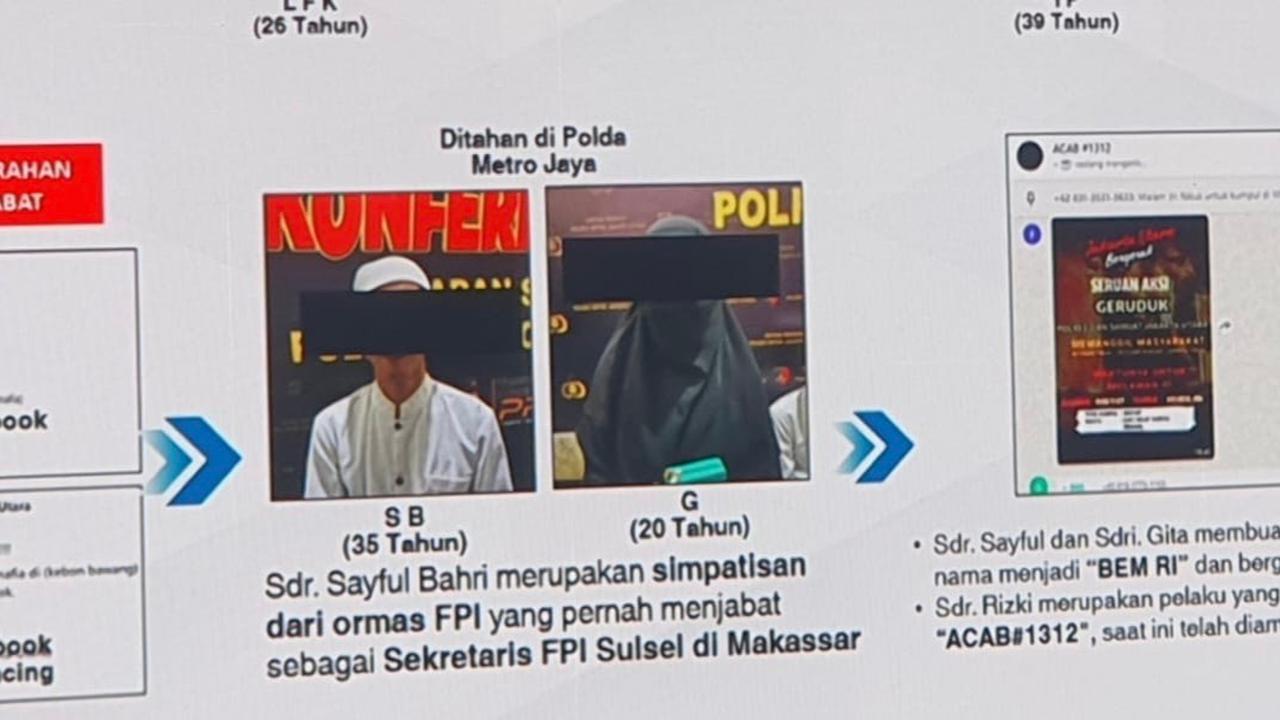 Simpatisan FPI Ditangkap Terkait Demo Berujung Kericuhan Akhir Agustus, Diduga Menghasut untuk Menjarah