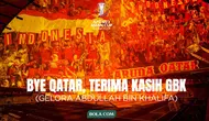 Kolase - Suporter Timnas Indonesia di Qatar (Bola.com/Adreanus Titus)