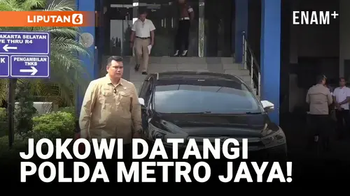 VIDEO: Jokowi Datangi Polda Metro Jaya, Laporkan Tudingan Ijazah Palsu!