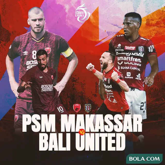 Liga 1 - Duel Antarlini - PSM Makassar Vs Bali United