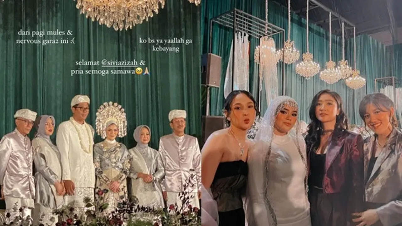 Tiba-tiba Umumkan Nikah, Ini 6 Momen Pernikahan Sivia Azizah Mantan Personel Blink