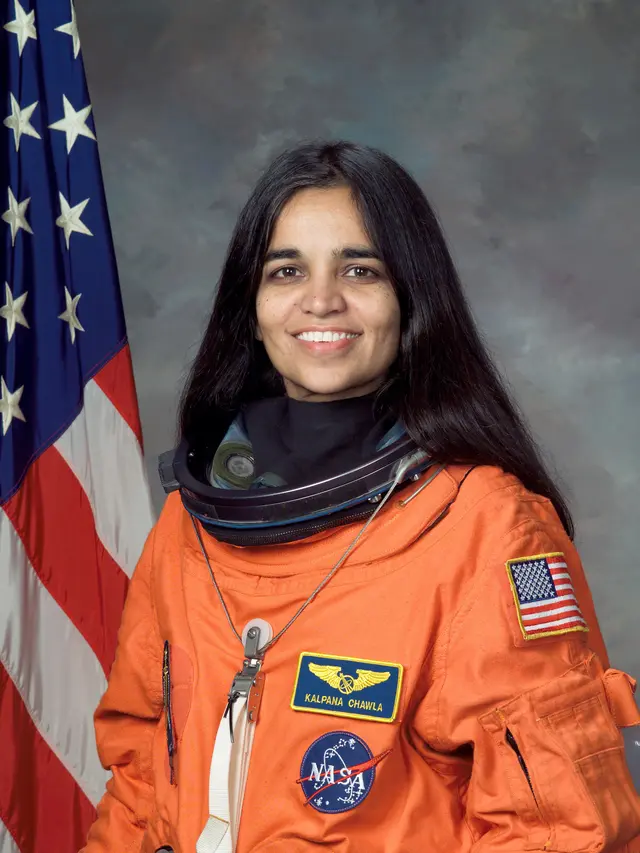 Kalpana Chawla, Wanita Kelahiran India Pertama di Luar Angkasa. (Public Domain)
