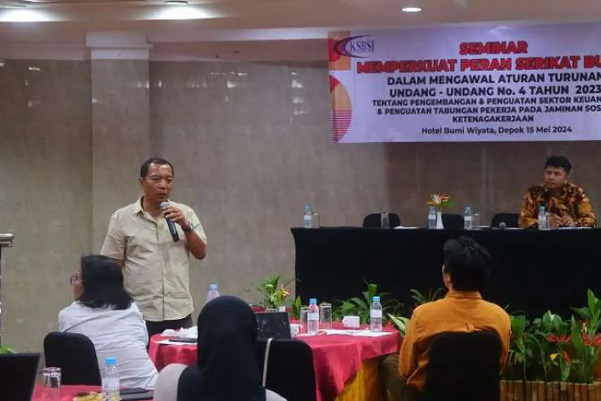 KSBSI Tolak DPLK DPPK Ikut Kelola Dana JHT JP Milik Pekerja