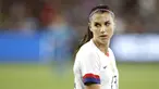 Alex Morgan mengawali kariernya sebagai pesepakbola wanita di usia 14 tahun dan menjadi pemain termuda di tim nasional Amerika Serikat pada FIFA Women's World Cup 2011. (AFP/Katharine Lotze/Getty Images)
