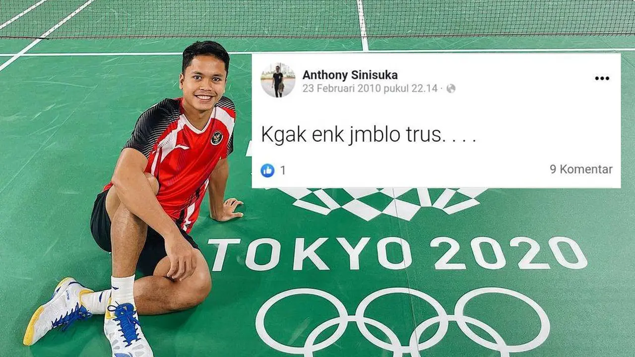 7 Status Facebook Lawas Anthony Ginting Saat Remaja Ini Kerap Galau Karena Asmara