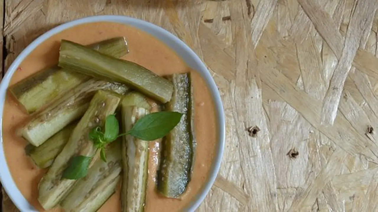 Terong sambal kacang./Copyright Puji Nandang Wuyung