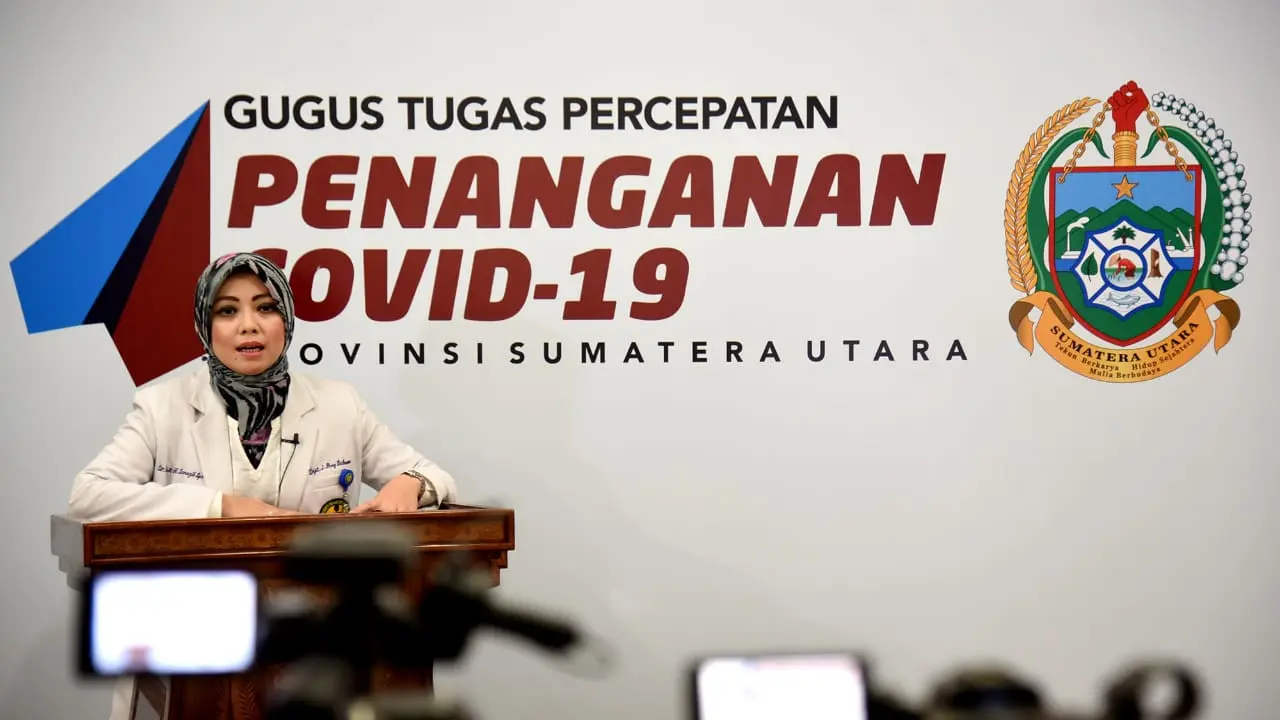Koordinator Medis dan Paramedis Gugus Tugas Percepatan Penanganan COVID-19 Provinsi Sumut, Restuti Hidayani Saragih
