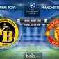 Jadwal Liga Champions 2018-2019, Young Boys vs Manchester United. (Bola.com/Dody Iryawan)