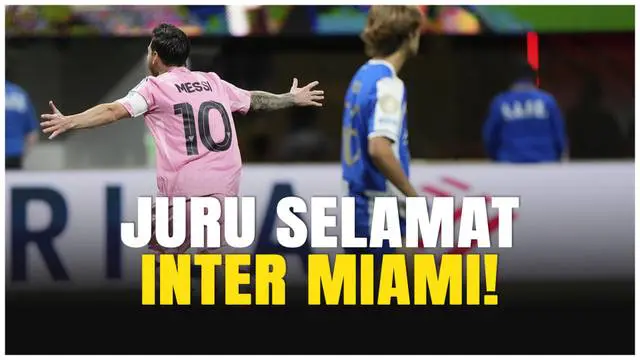 VIDEO: Lionel Messi Selamatkan Inter Miami dari Hasil Seri Kontra FC Porto
