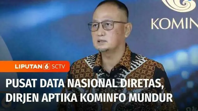 Informasi terkini dari soal hacker yang menyerang Pusat Data Nasional, Dirjen Aplikasi Informatika Kominfo mengundurkan diri. Peretasan Pusat Data Nasional hingga kini belum juga pulih total.