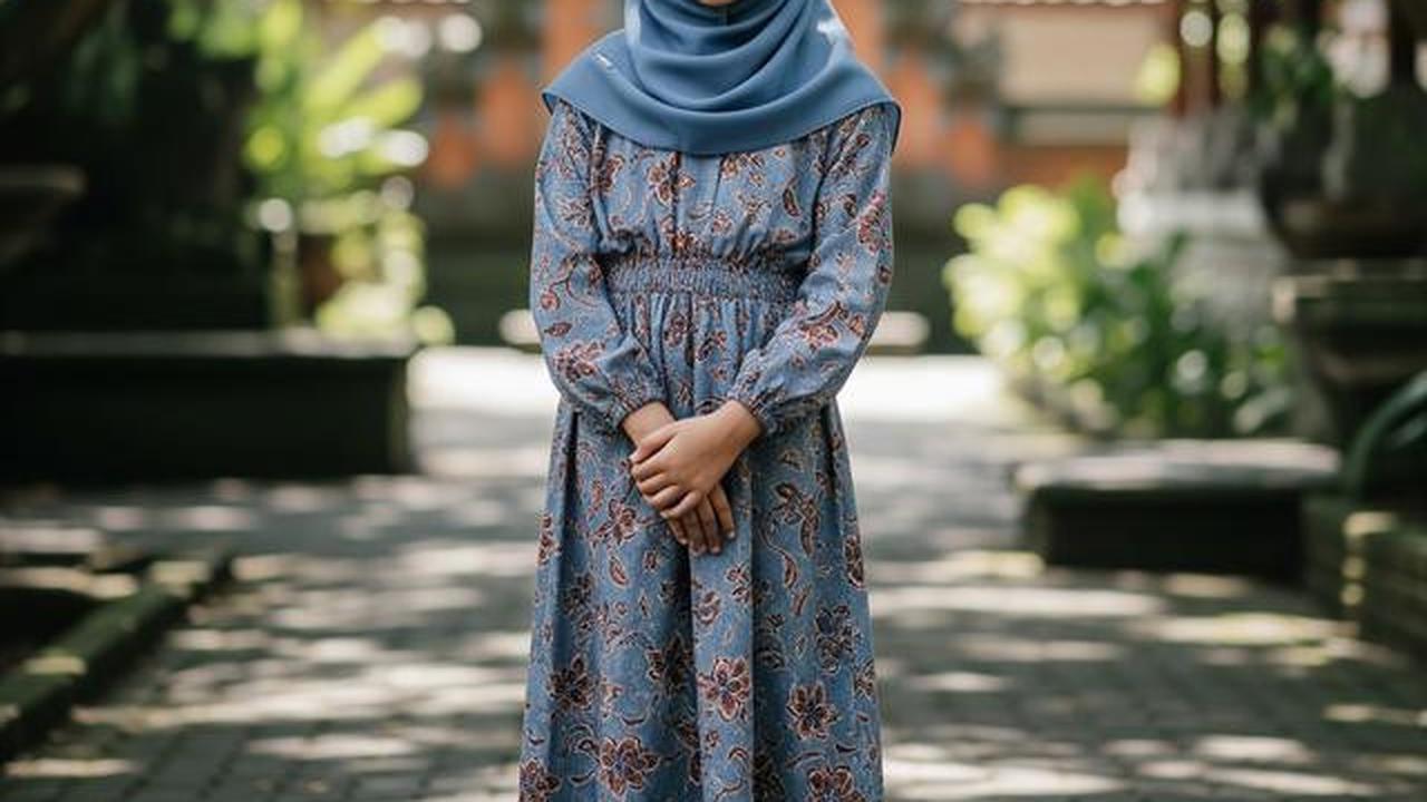 8 Model Gamis Batik Anak Perempuan Lengan Panjang, Nyaman untuk Berbagai Acara