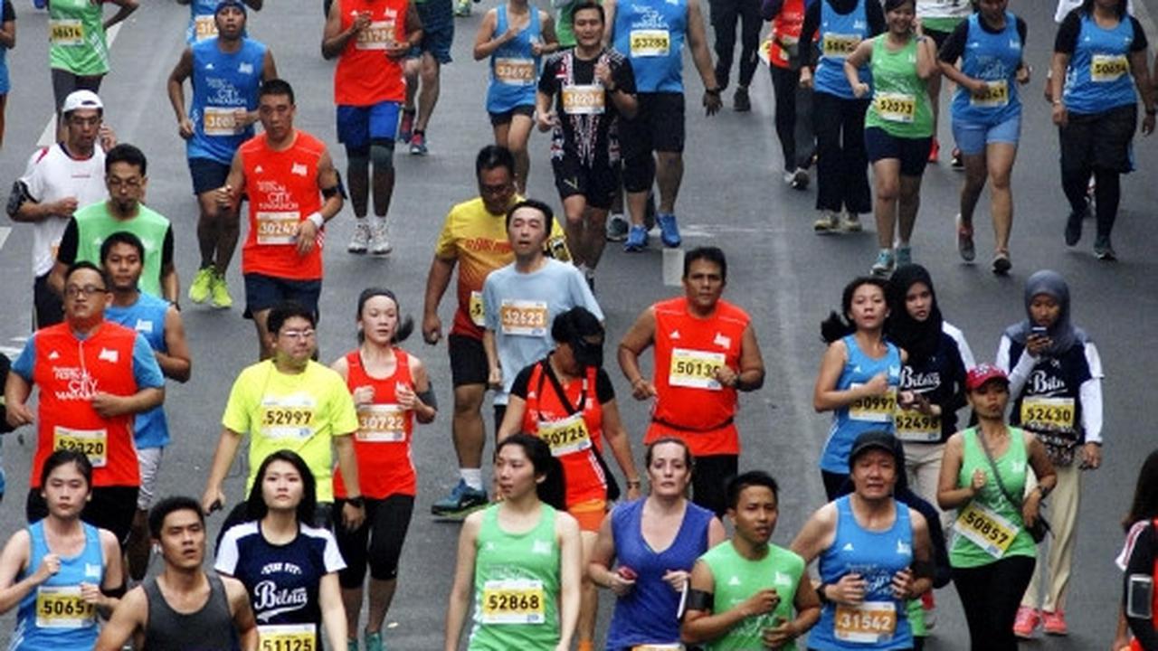 Begini ramainya Jakarta Marathon dengan 15.000 peserta