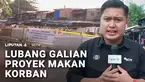 Proyek lapangan multifungsi yang sejatinya diperuntukkan kepentingan warga justru makan korban jiwa. Di lokasi sudah ada Putu Bagus.