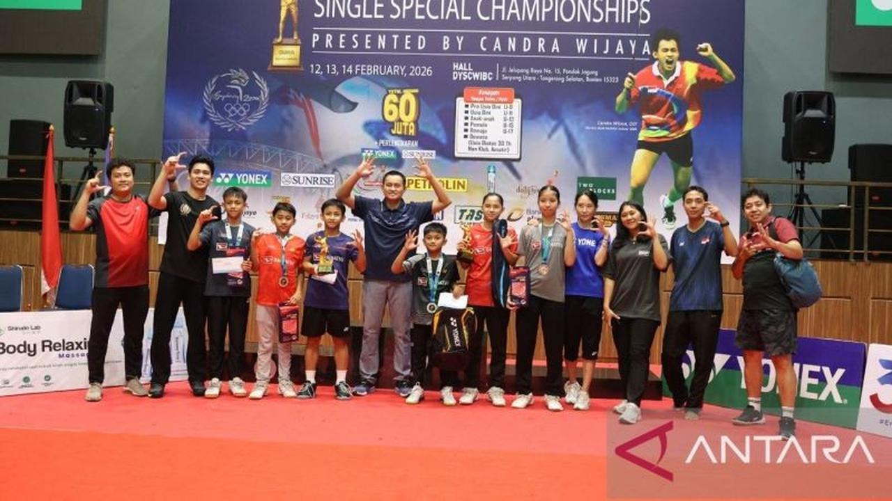 Candra Wijaya Gelar Kejuaraan Bulu Tangkis Tunggal Perdana, Jaring Bibit Unggul Nasional