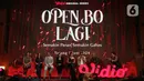 Para pemeran dan director series Open BO Lagi: Semakin Panas, Semakin Ganas yang akan tayang di platform Vidio saat memberi keterangan di Jakarta, Kamis (30/5/2024). (Liputan6.com/Helmi Fithriansyah)
