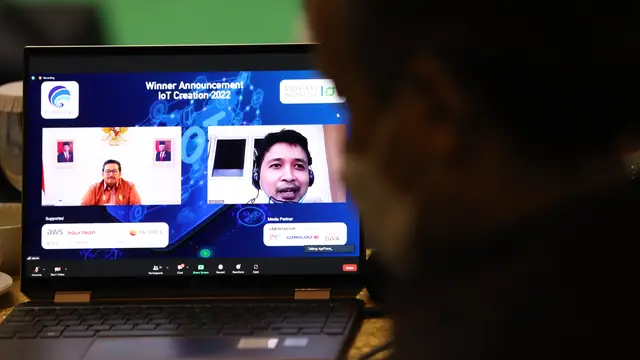 Direktur Jenderal Sumber Daya dan Perangkat Pos dan Informatika (Ditjen SDPPI) Kementerian Kominfo, Ismail, dalam gelaran IoT Creation. Dok: ASIOTI