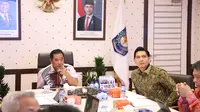 Momen Bupati Indramayu Lucky Hakim Magang di Kemendagri
