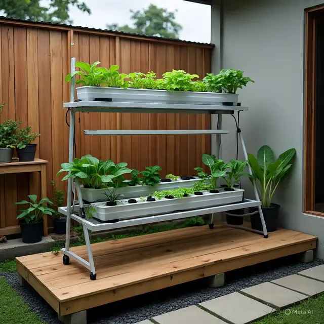 9 Kebun Rumah Produktif di Lahan 3x5 Meter untuk Kebutuhan Harian, Panen Setiap Hari