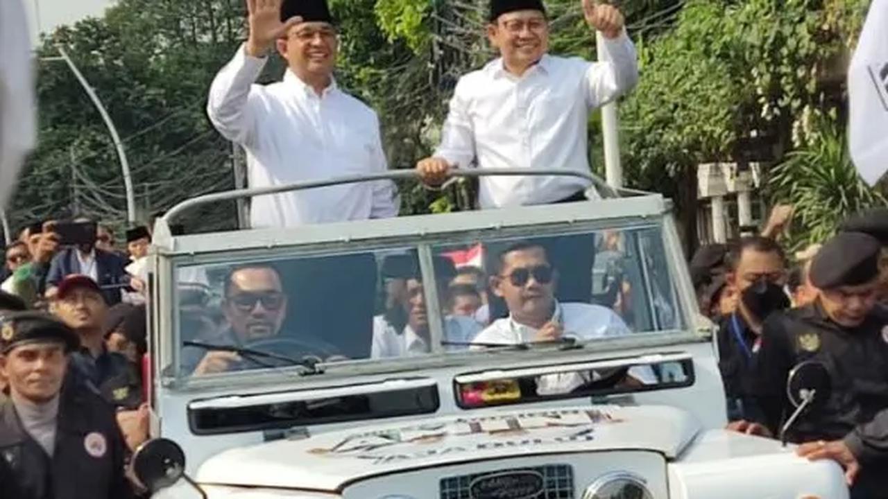 Mantan Sopir dan Tukang Semir Sepatu, Sosok yang Antarkan Anies-Cak Imin ke KPU Naik Jeep