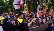 Mandalika Grand Prix Association (MGPA) menggelar Pertamina Grand Prix Of Indonesia Riders Parade di Kota Mataram, NTB, Rabu (25/9/2024). (MGPA)