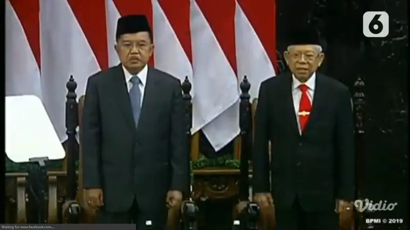 Wakil Presiden Ma'ruf Amin dan Jusuf Kalla.