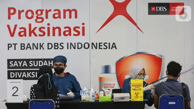 Percepat Vaksinasi Covid-19 Booster, Bank DBS Indonesia Ajak Karyawan dan Keluarga