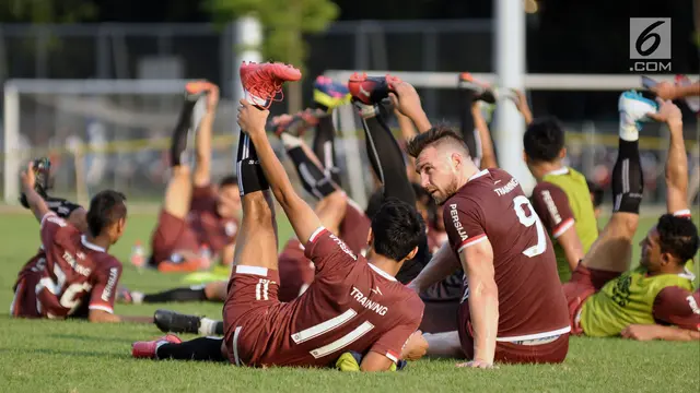 Hadapi Arema, Persija Latihan di Lapangan B Senayan