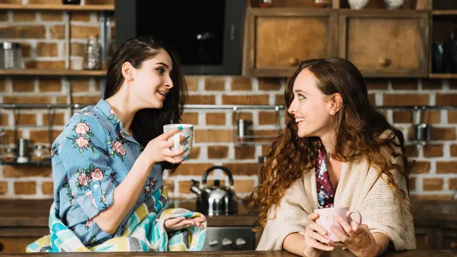 Friends Talking