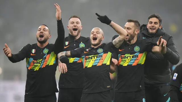 Foto: Menang di Giornata ke-19 Liga Italia, Duo Milan Sambut Liburan dengan Senyuman