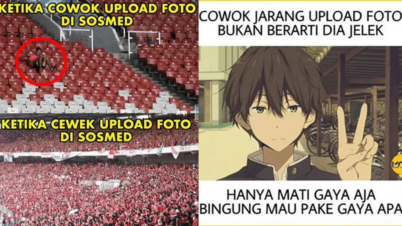 6 Meme Kalau Cowok Unggah Foto Ini Bikin Tepuk Jidat