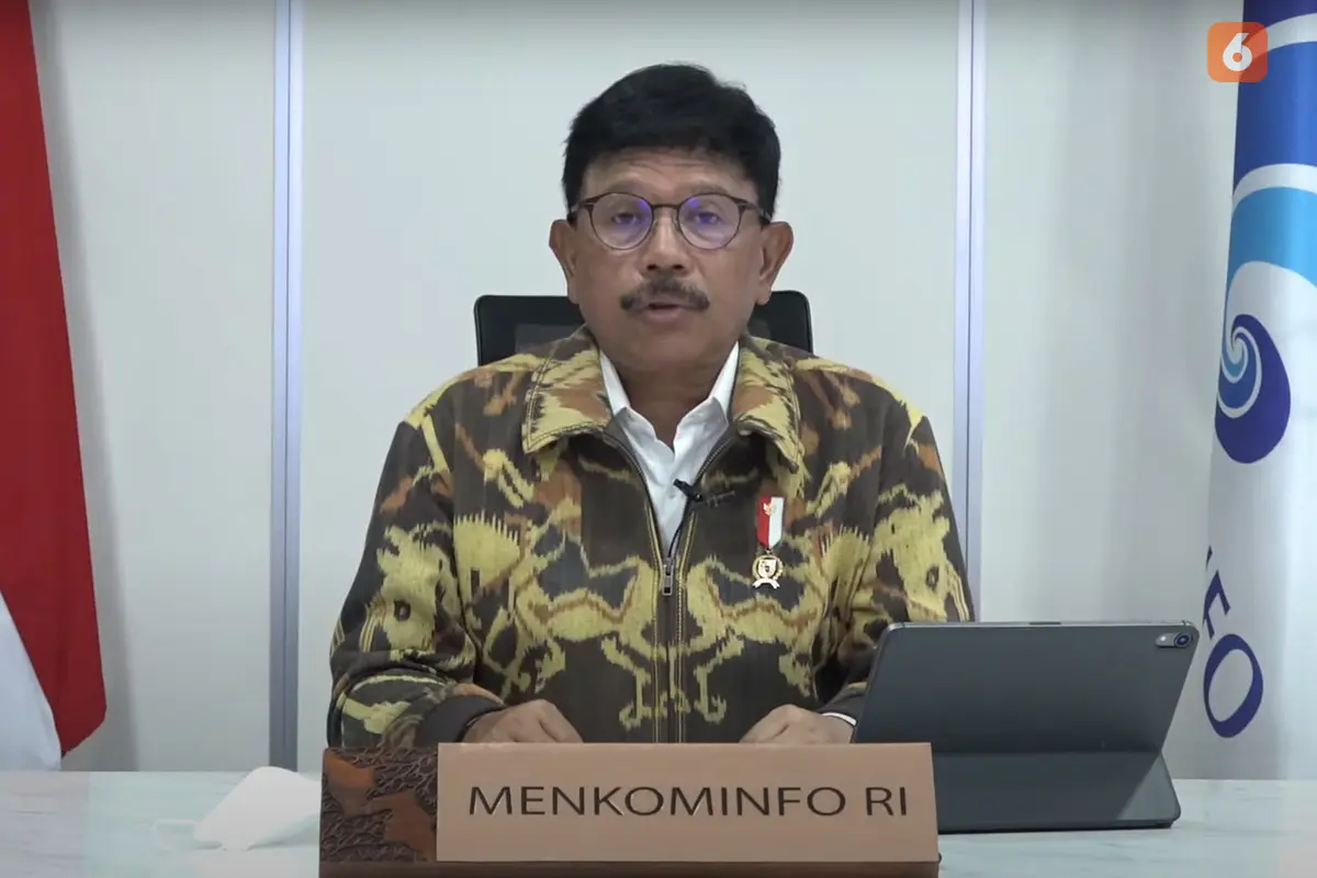 Menkominfo Johnny G. Plate