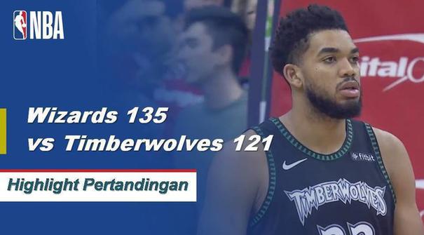 Bobby Portis mencetak 26 poin saat Wizards mendapatkan kemenangan atas Timberwolves