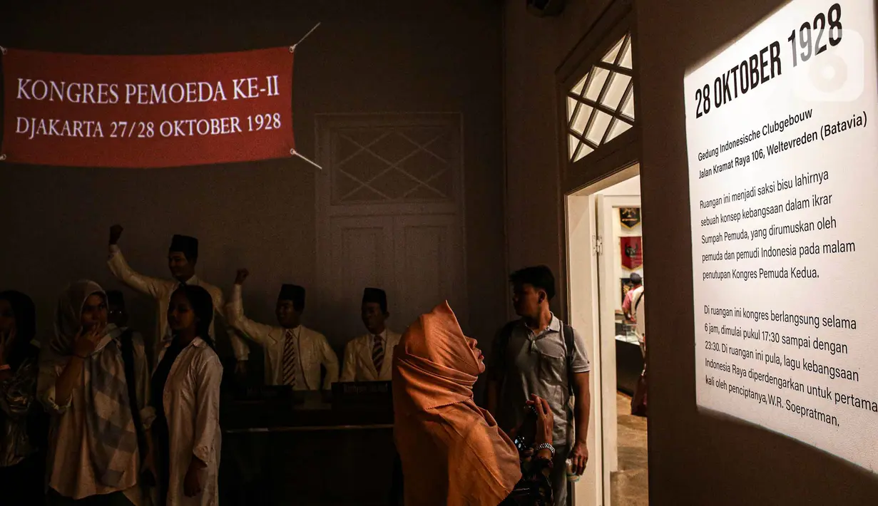 Di gedung ini para pemuda bisa menghasilka keputusan yang lebih maju, yang kemudian dikenal sebagai Sumpah Pemuda. (Liputan6.com/Faizal Fanani)