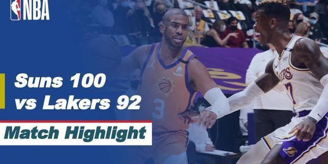 VIDEO: NBA Playoffs Semakin Seru, LA Lakers Kalah 92-100 dari Phoenix Suns di Game 4