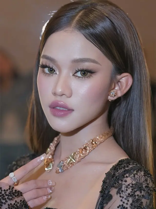 Potret Ummi Quary dengan Gaya Foxy dan Fuller Lips, Bikin Pangling di Premiere Film Pamali