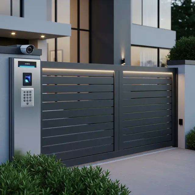 Desain Gerbang Rumah Minimalis yang Sulit Dibobol (AI Generated)