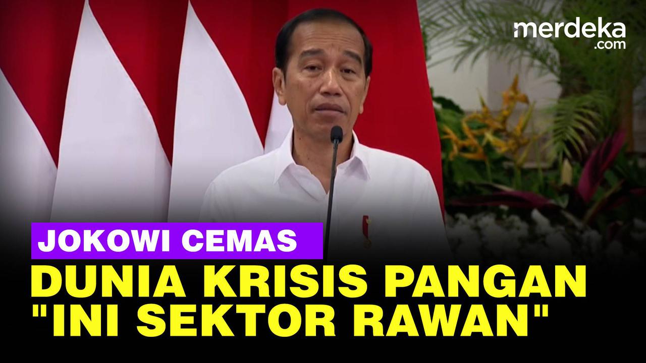 VIDEO: Jokowi Cemaskan Kerawanan Pangan, Banyak Negara Dunia Telah Alami Krisis