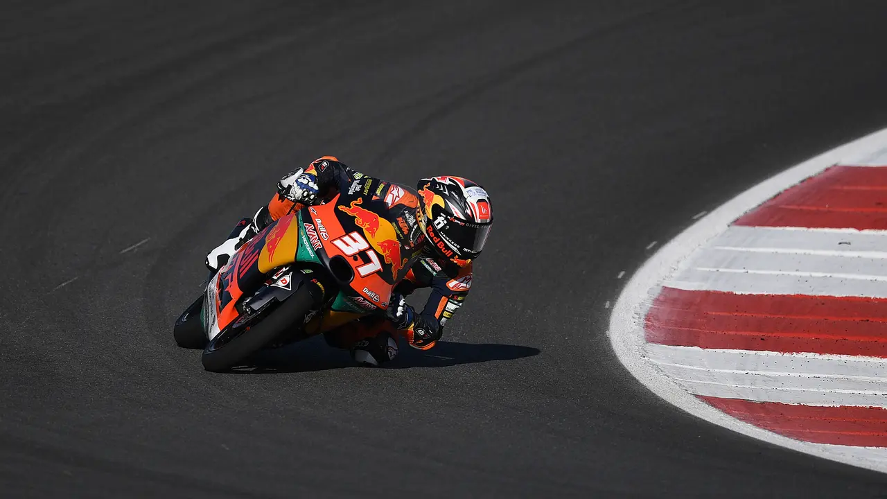 Pembalap Red Bull KTM Ajo, Pedro Acosta.