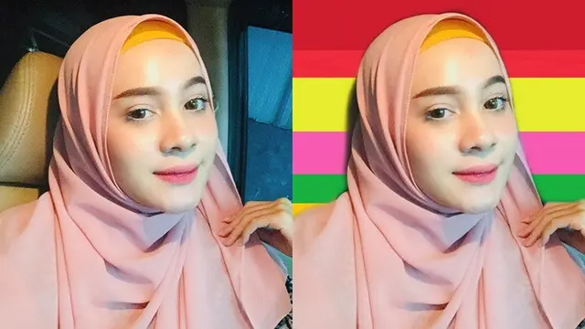 Cewek Ini Minta Edit Foto Pakai Background Warna-warni, 5 Hasilnya Bikin Senyum