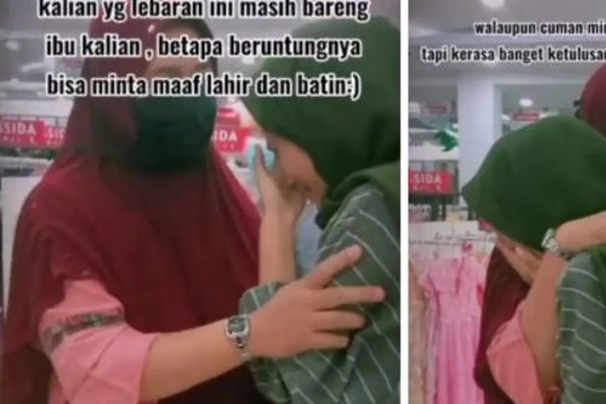 Viral Gadis Menangis Lihat Wanita di Mal Mirip Ibunya, Bikin Terharu