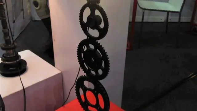 Lampu dari Limbah Mesin produksi Garage Engine